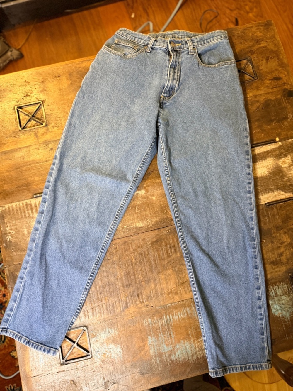 Vintage, L.L. Bean Women's Light Blue high waisted Denim Jeans